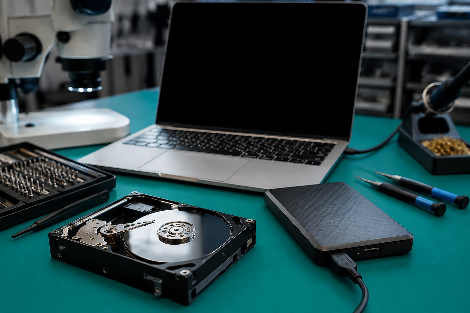 Datenrettung von Festplatte und SSD bei Bilotech in Lüneburg